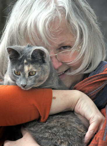 christine mit Katze